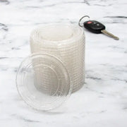 Dart Solo 3.25-7 oz. Clear PET Plastic Soufflé Cup Lid - Sleeve of 125 - #PL4N Dart Container