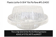 Plastic Dome Lid for Aluminum Foil Pot Pie Pan   #P2400 Durable Packaging