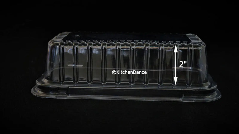 Plastic High Dome Lid for 2 lb. Loaf Pan   #PL-5100 Durable Packaging