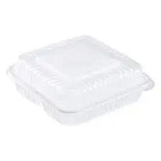 8 x 8 x 3 MFPP 3 Compartment Hinged Take Out Containers D&W Fine Pack
