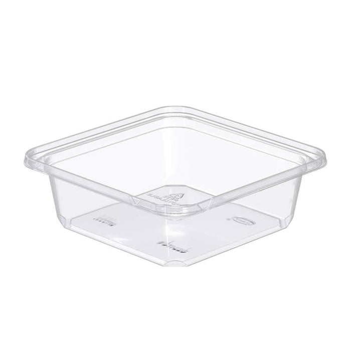 24 oz. Clear PET Plastic Tamper-Evident/Resistant Container - #SB24TG1