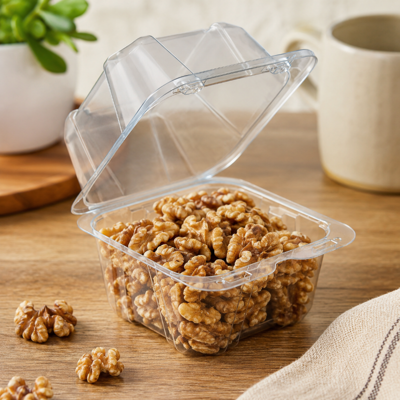 SureChoice 5 x 5 Square Plastic Snack Container - #SC20XD