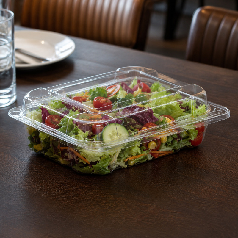SureChoice 31 oz. Rectangular Plastic Deli Container - #SC26