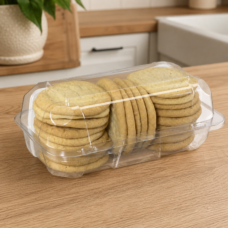 SureChoice 8 x 5 Rectangular Plastic Bakery Container - #SC35