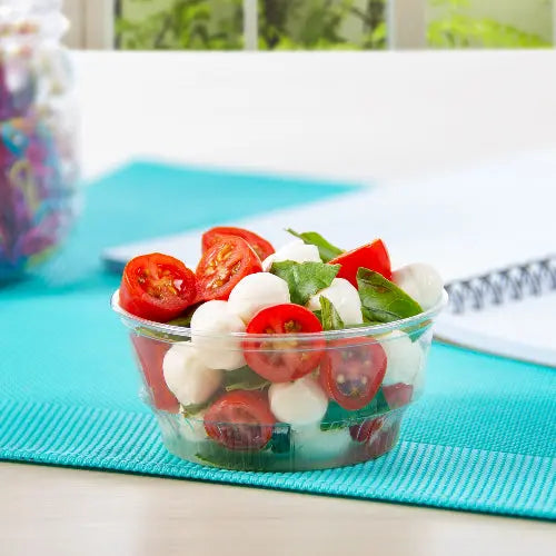 Dart Solo 5 oz. Clear Plastic Sundae Cup - Sleeve of 50 - #SD5