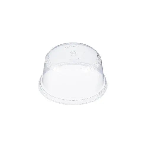 Dart Solo 8 oz. Clear PET Plastic Food Container Lid - Sleeve of 50 - #SDL58-0090 Dart Container