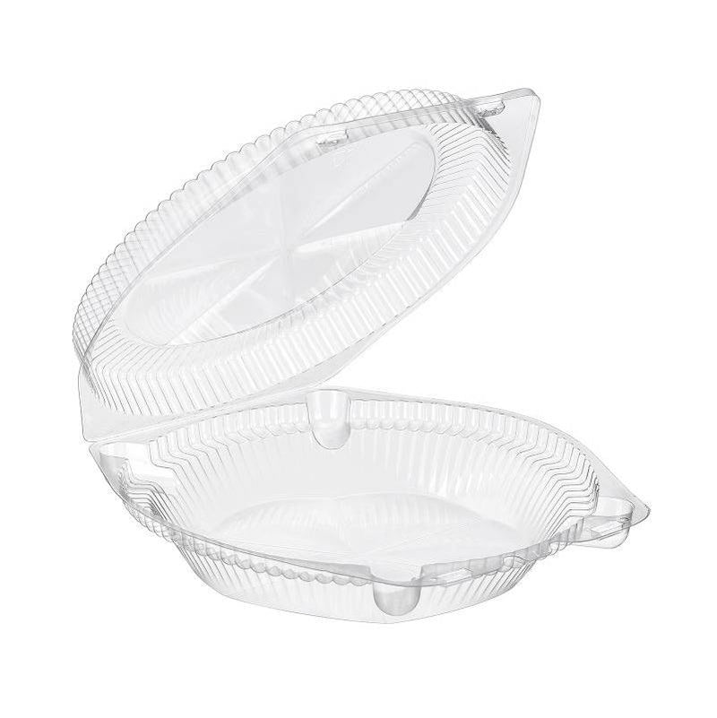 9" Plastic Clamshell Pie Container, Low Dome - #CPC-109