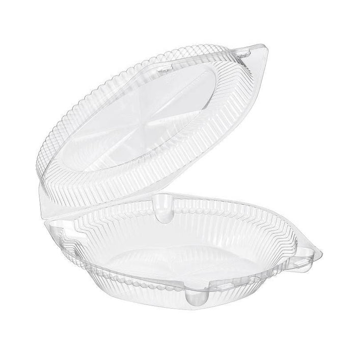 9" Plastic Clamshell Pie Container, Low Dome - #CPC-109