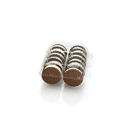 12-Count Plastic Hinged Donut Container - #SLP112A Inline Plastics