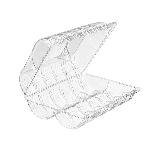 12-Count Plastic Hinged Donut Container - #SLP112A Inline Plastics