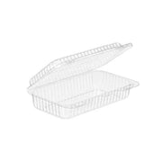 Inline Plastics 21 oz. Rectangular Clear Clamshell Container with Barlock - #SLP17D Inline Plastics