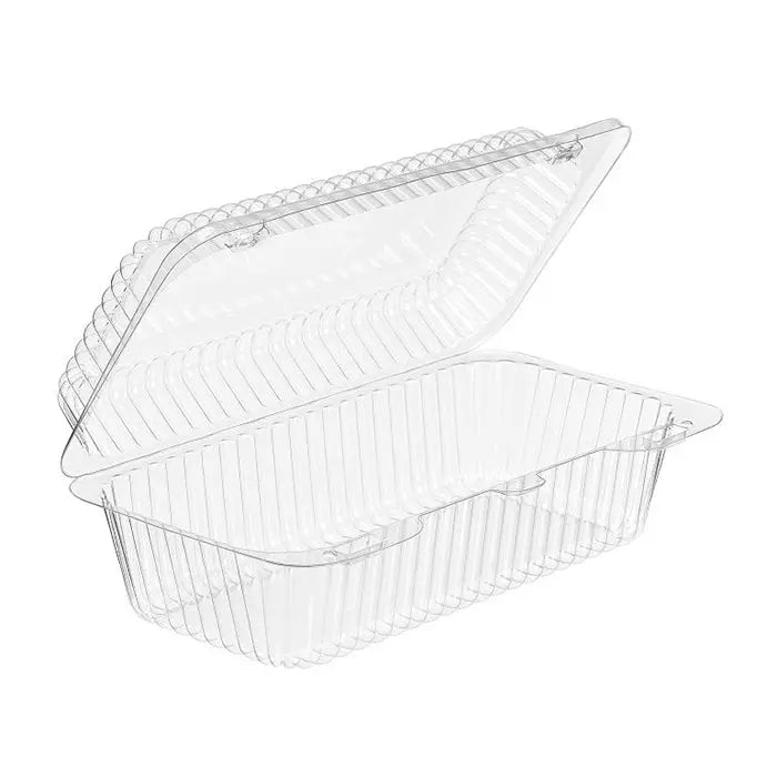 37 oz. Rectangular Hinged Bakery Container - #SLP18D