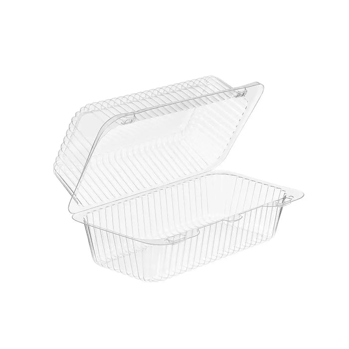 Inline Plastics 49 oz. Rectangular Bakery Clamshell Container - #SLP19 Inline Plastics