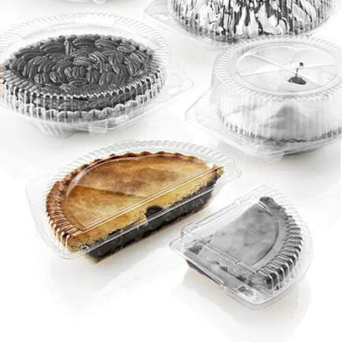 Inline Plastics 9x4 Half Pie/ Calzone Clamshell Container - #SLP209 Inline Plastics
