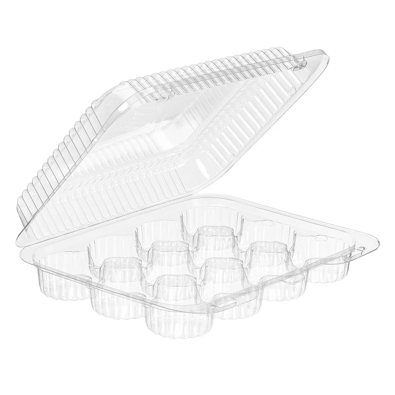 12 Compartment Plastic Mini Cupcake/Muffin Container - #SLP34 Inline Plastics