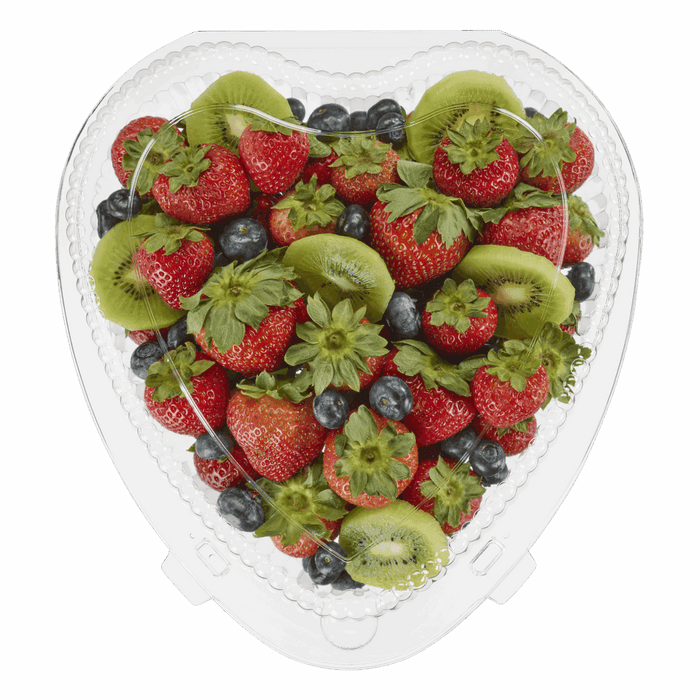 Heart Shaped Plastic Clamshell Container - #CPC99