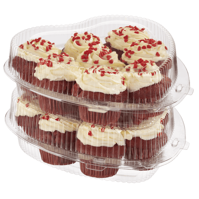 Heart Shaped Plastic Clamshell Container - #CPC99