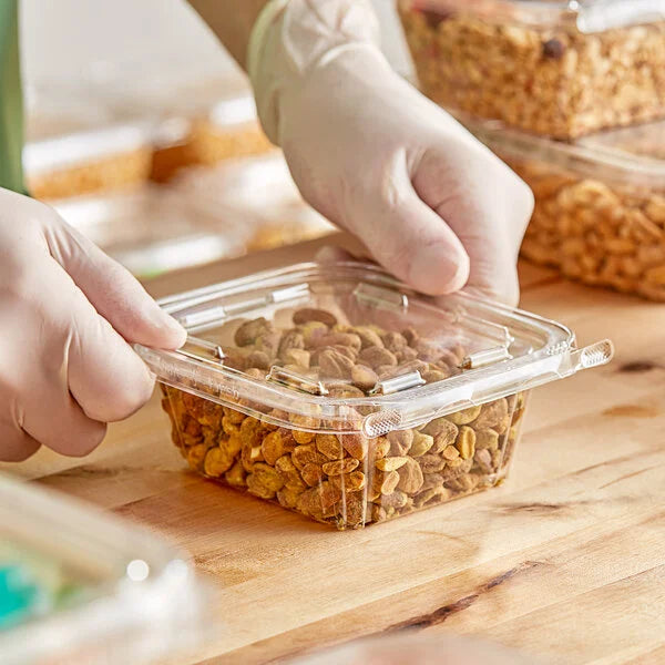 Contenedor de fiambres de 12 oz con precinto de seguridad Safe-T-Fresh ® 