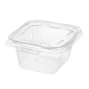 Safe-T-Fresh 16 oz. Tamper Evident & Tamper Resistant Hangable Clamshell Tub - #TS16T - KitchenDance