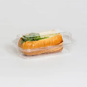 Inline Plastics Safe-T-Fresh Rectangular Tamper Evident & Tamper Resistant Clamshell Container - #TS202 Inline Plastics