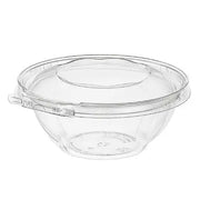 Safe-T-Fresh 24 oz. Tamper Evident & Tamper Resistant Plastic Clamshell Bowl - #TS24RN - KitchenDance
