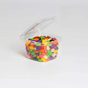 Inline Plastics Safe-T-Fresh 4x4 Square Tamper Evident & Tamper Resistant Clamshell Container, 16 oz. - TS4016 Inline Plastics