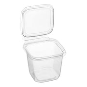 24 oz hinged deli containers #TS4024 opened