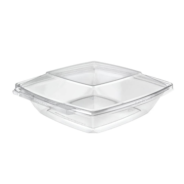 Safe-T-Fresh 48 oz. Tamper Evident Square Deli Container - #TS48PW