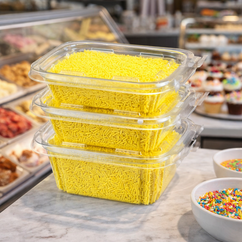 Safe-T-Fresh 6 oz. Tamper Evident & Tamper Resistant Deli Container - #TS6