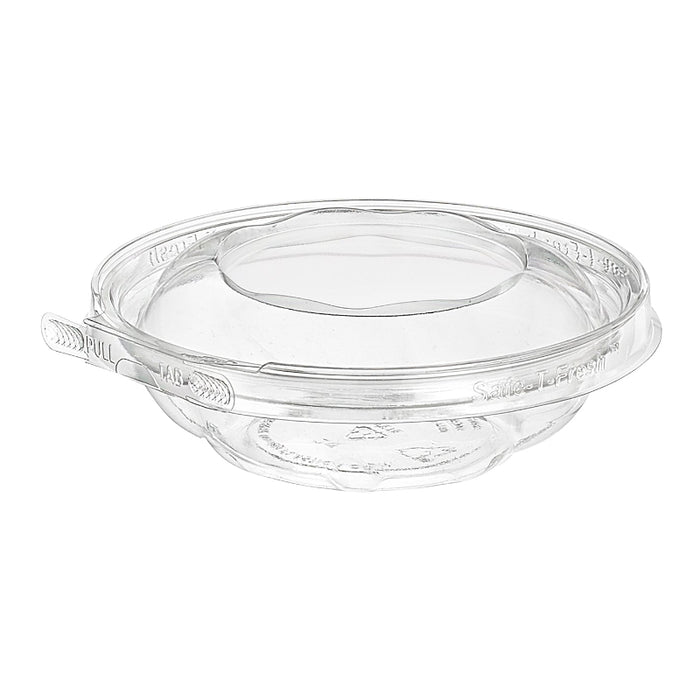 Safe-T-Fresh 8 oz. Tamper Evident Hinged Deli Bowl - #TS8RN