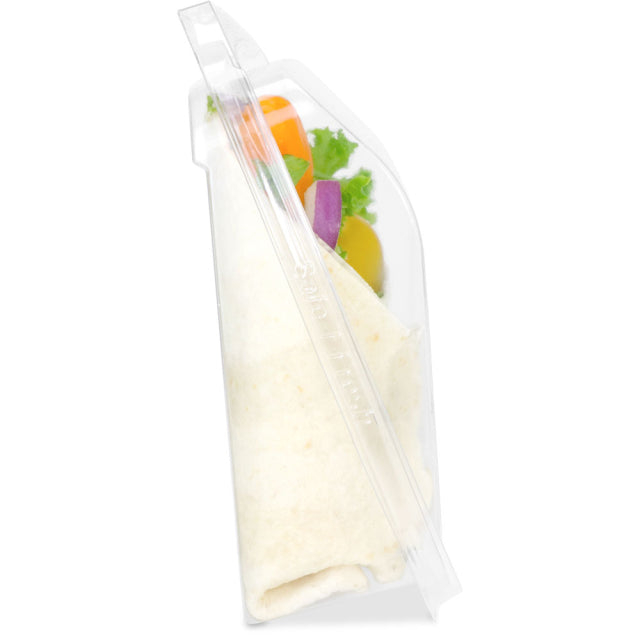 21.5 oz. Tamper-Evident & Tamper-Resistant Vented Wrap Clamshell - #TSSWRV