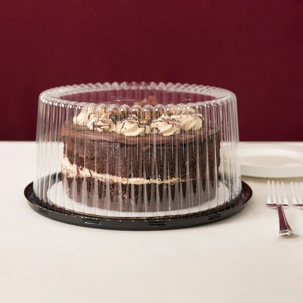 Contenedor de exhibición de plástico para pasteles de 10" para 2 o 3 capas - #WG40