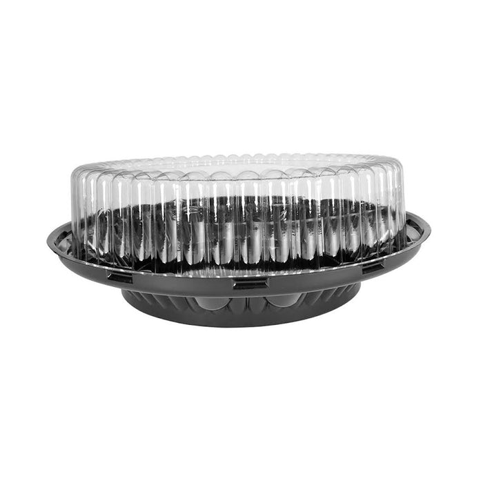 9" Plastic High Dome Pie Container   #WJ43