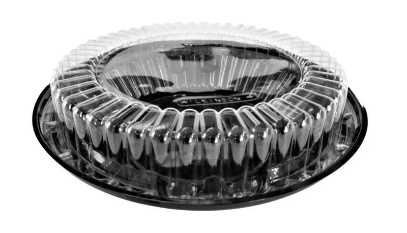 8" Two Piece Low Dome Pie Container  #WJ46 D&W Fine Pack