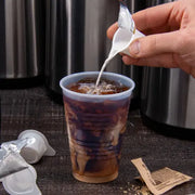 Dart 10 oz. Translucent HIPS Plastic Cold Cup - Sleeve of 100 - #Y10 Dart Container