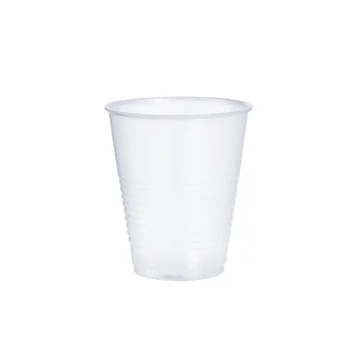 Dart 12 oz. Translucent Squat HIPS Plastic Cold Cup - Sleeve of 50 - #Y12S