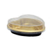 Plastic lid for 8 oz. Disposable Heart shaped Foil Pan with Snap-on Plastic Lid  #PL-A255 KitchenDance