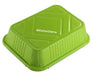 Colored Disposable Aluminum 3.75 Pound Carryout pan w/ Plastic Lid #3227P KitchenDance