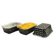 Amazon Overstock 6 oz. Disposable Colored Polka Dot Foil Mini Loaf Pan without Lids - 100 Count - #4004NL KitchenDance