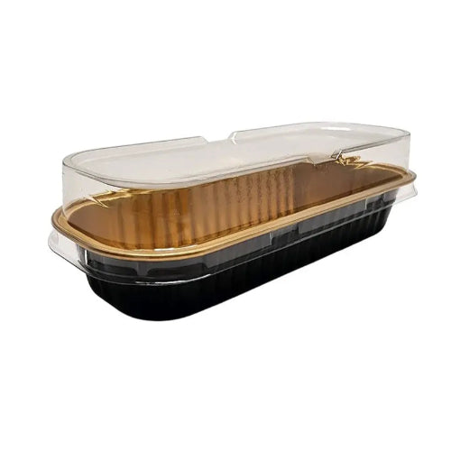 Rectangular Colored Aluminum Baking Tin with Plastic Lid - #A43P KitchenDance