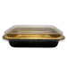 11" X 7"  Colored Heavy Aluminum Entrée Pan with Plastic Lid #A71P KitchenDance
