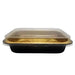 Amazon Overstock 11x7 Heavy Aluminum Entrée Pan with Plastic Lid - 10 Count - #A71P KitchenDance