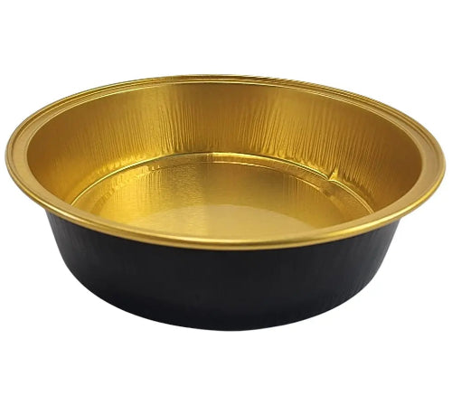 8 oz. Smooth wall Disposable Round Foil Pan  #A42NL KitchenDance