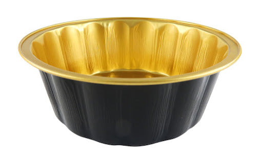 8 oz. Round Disposable Aluminum Foil Colored Dessert pan  #A8NL