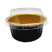 4.5 oz. Colored Aluminum Ramekin or Dessert Cup with Lid #A35P KitchenDance