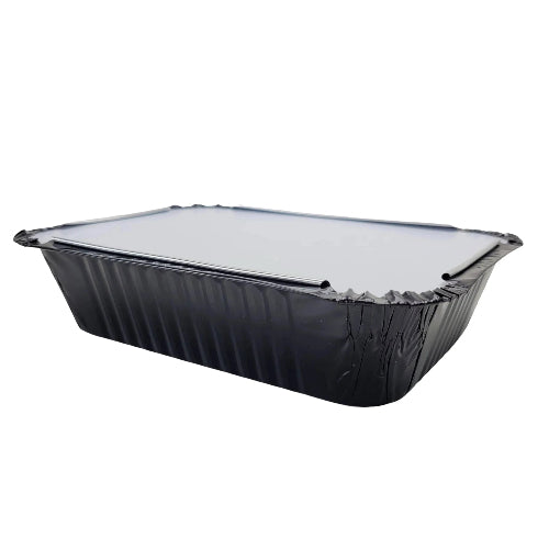 Colored Aluminum 1½ lb. Foil Carryout Pan with Board Lid  #7650L KitchenDance
