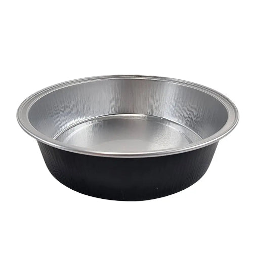 8 oz. Smooth wall Disposable Round Foil Pan  #A42NL KitchenDance