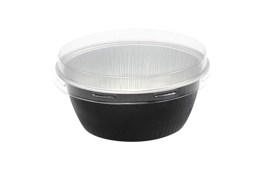 4 oz. Colored Foil Ramekins / Baking Cups with Plastic Lid    #A50P