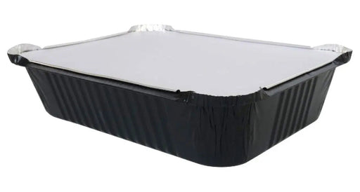 Colored Disposable Aluminum 3.75 Pound Carryout pan w/ Board Lid #3227L KitchenDance