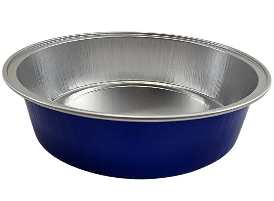 8 oz. Smooth wall Disposable Round Foil Pan  #A42NL KitchenDance